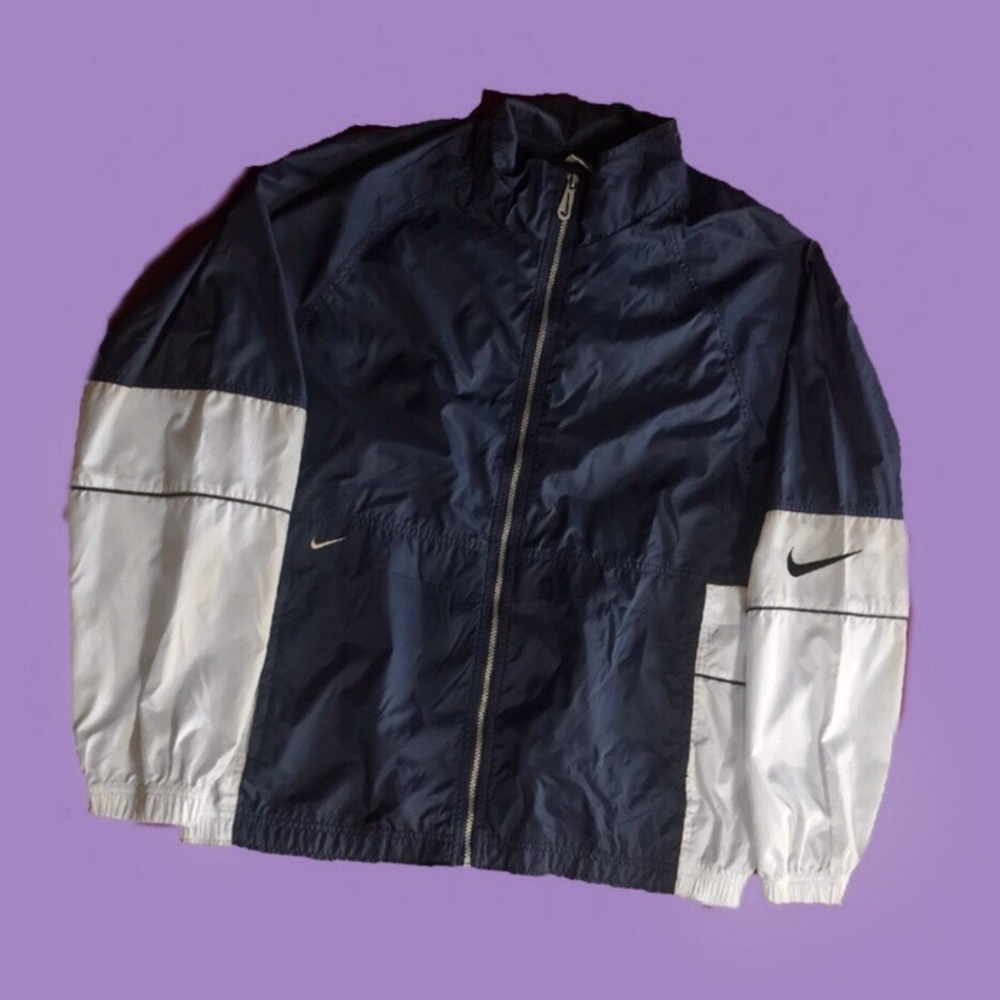 vintage nike zip up windbreaker